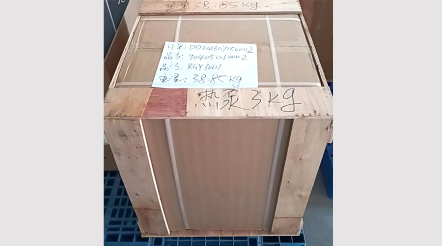 吸引客戶關(guān)注！金環(huán)電器熱泵滾筒干衣機小樣出貨國外
