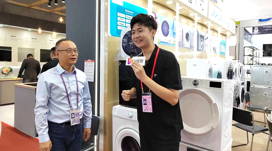 廣交會熱點！央視、新華網等媒體聚焦金環(huán)電器滾筒干衣機